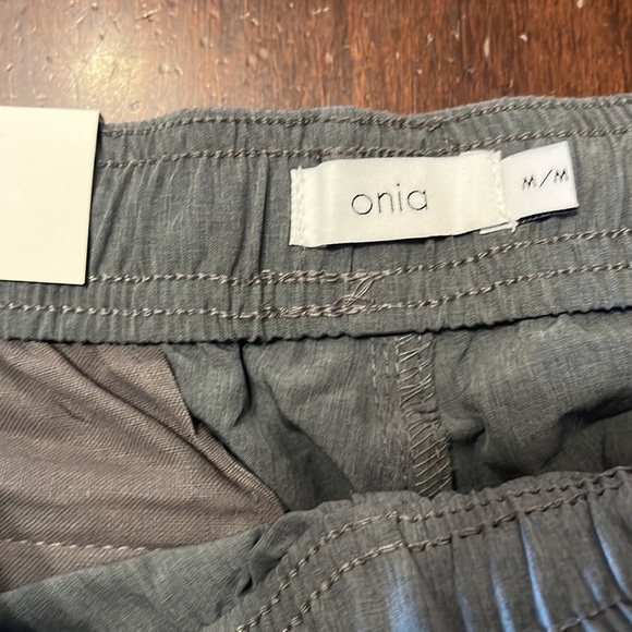 Onia Land to Water Stretch Chambray Swim Shorts Size M NWT - Picture 7 of 9